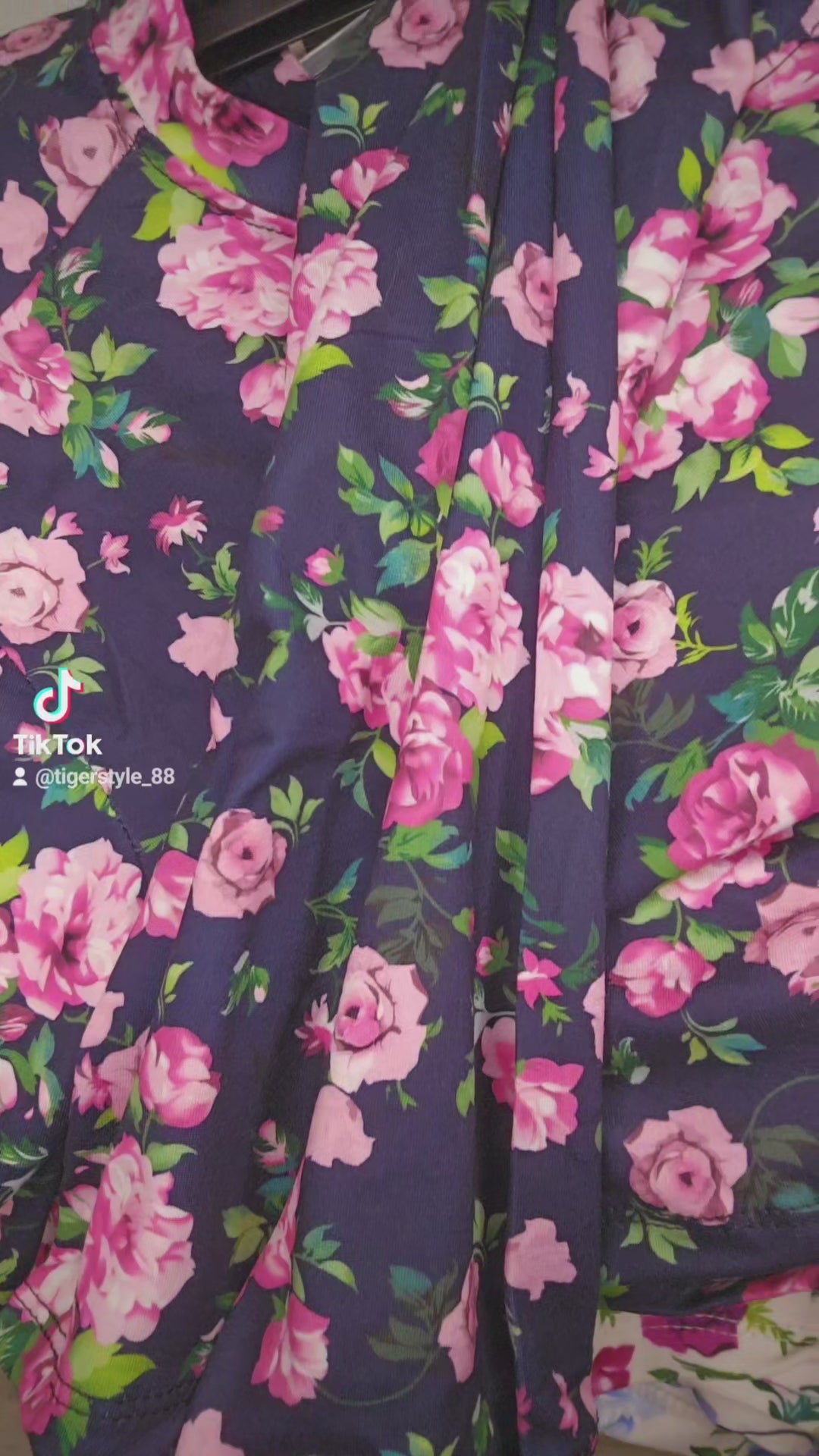 Maglia crop flower