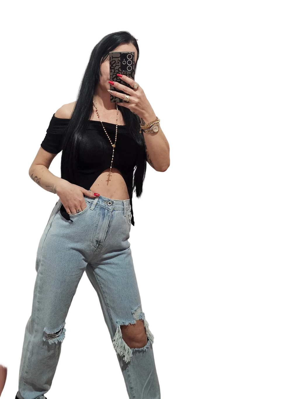 Jeans strappo