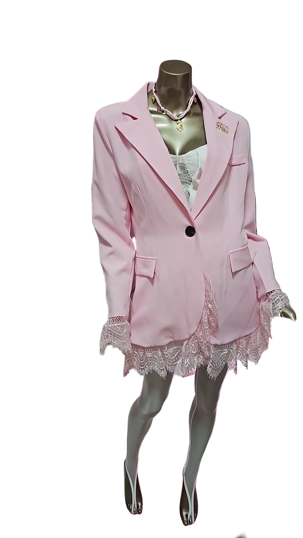 Giacca pizzo miu