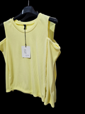 Maglia crop con maniche