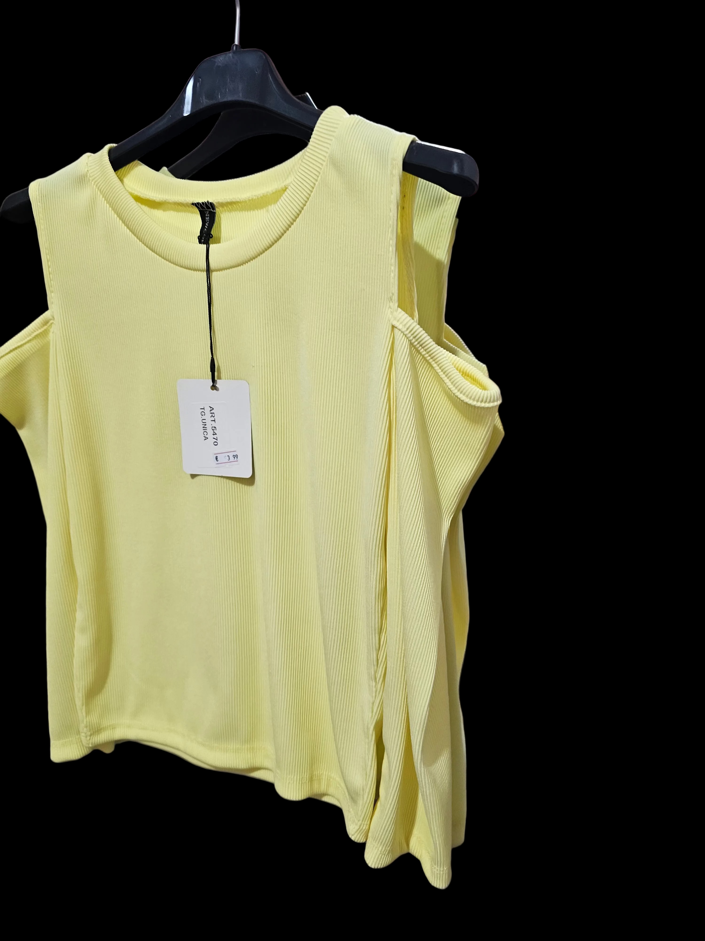 Maglia crop con maniche