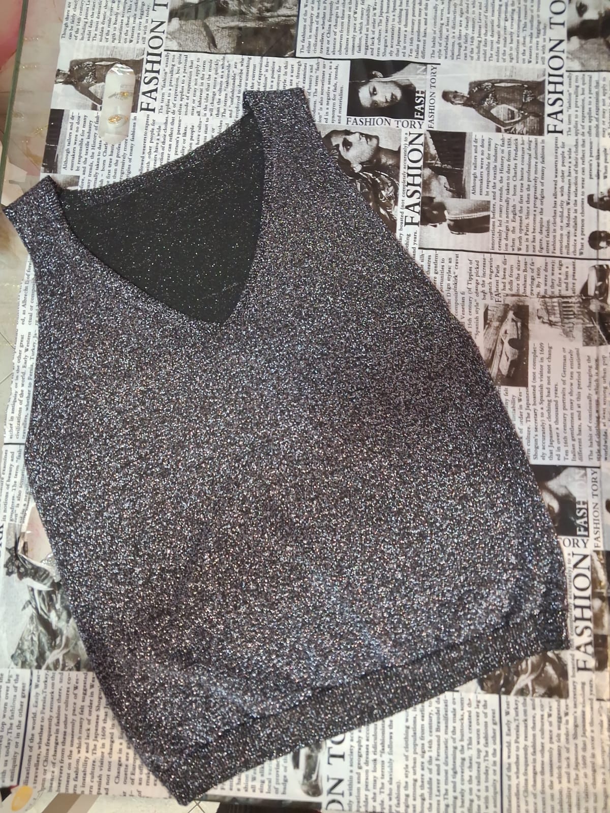 Canotta glitter