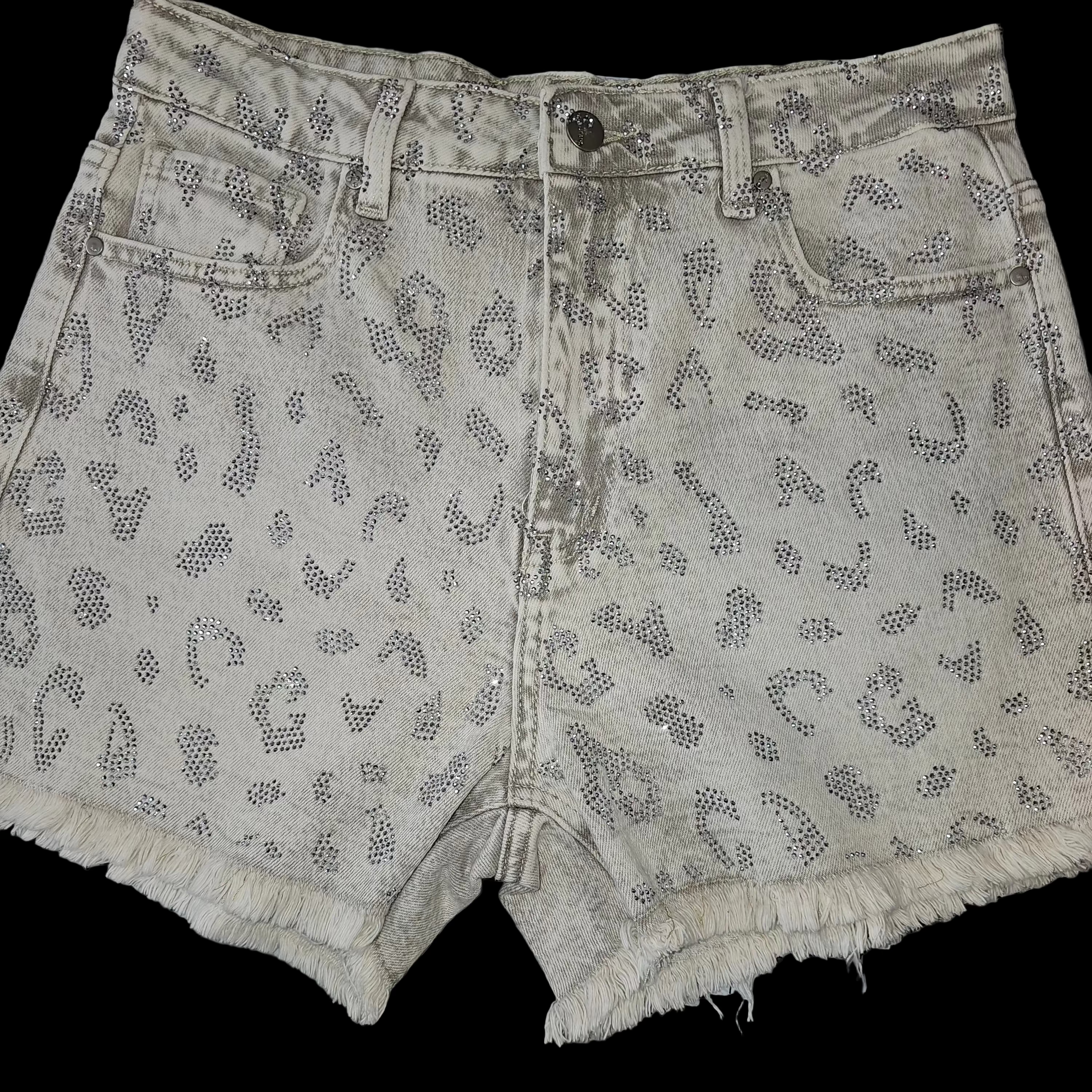 Pantaloncino animalier diamond