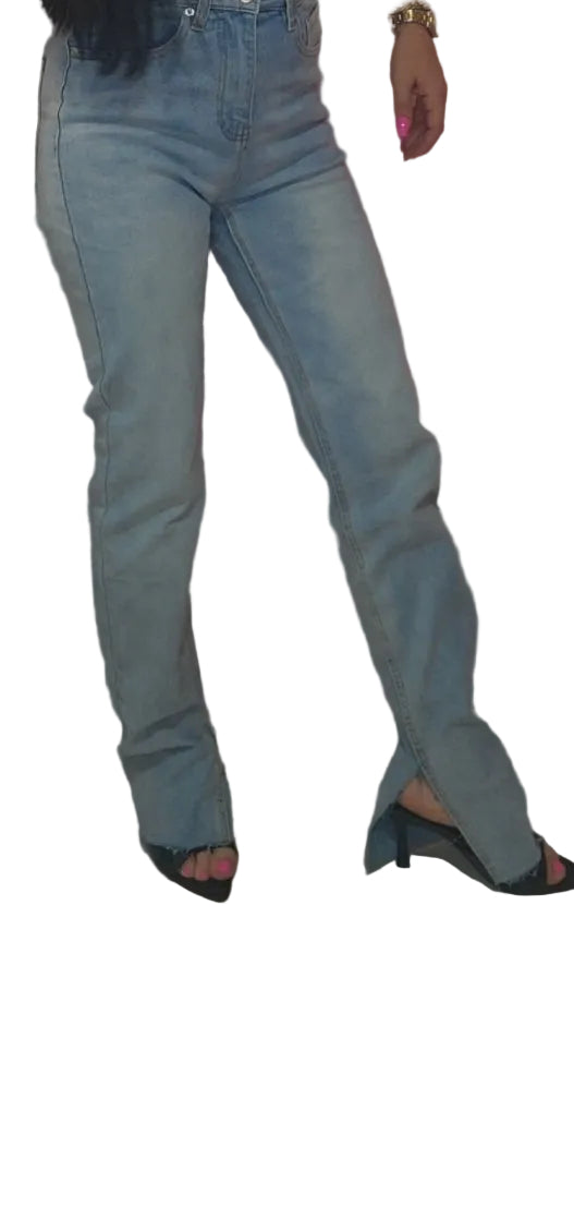 Jeans skinny spacco