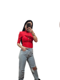 Maglia con spalline