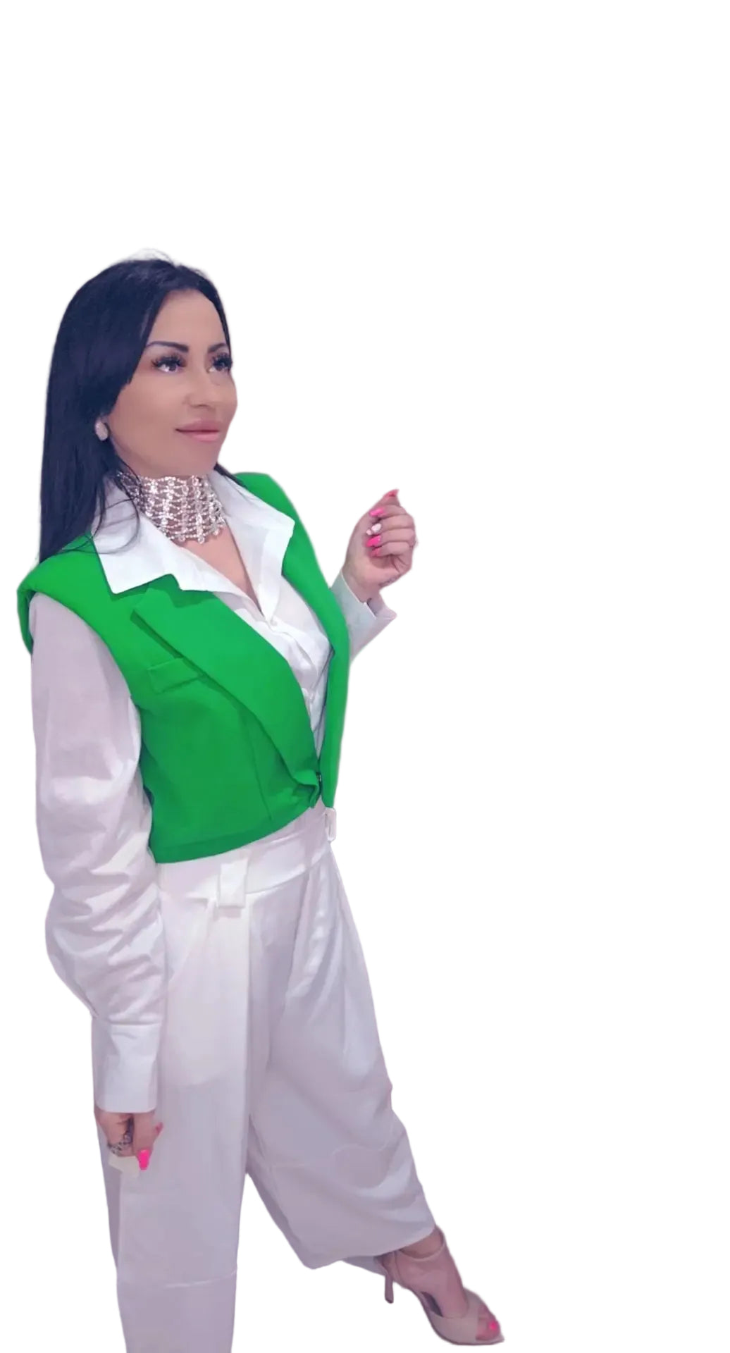Gilet crop x